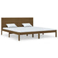 Bedframe Massief Grenenhout Honingbruin 200X200 Cm
