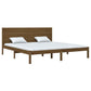 Bedframe Massief Grenenhout Honingbruin 200X200 Cm