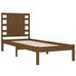 Bedframe Massief Hout Honingbruin 90X190 Cm 3Ft Single