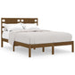 Bedframe Massief Hout Honingbruin 120X190 Cm 4Ft Small Double