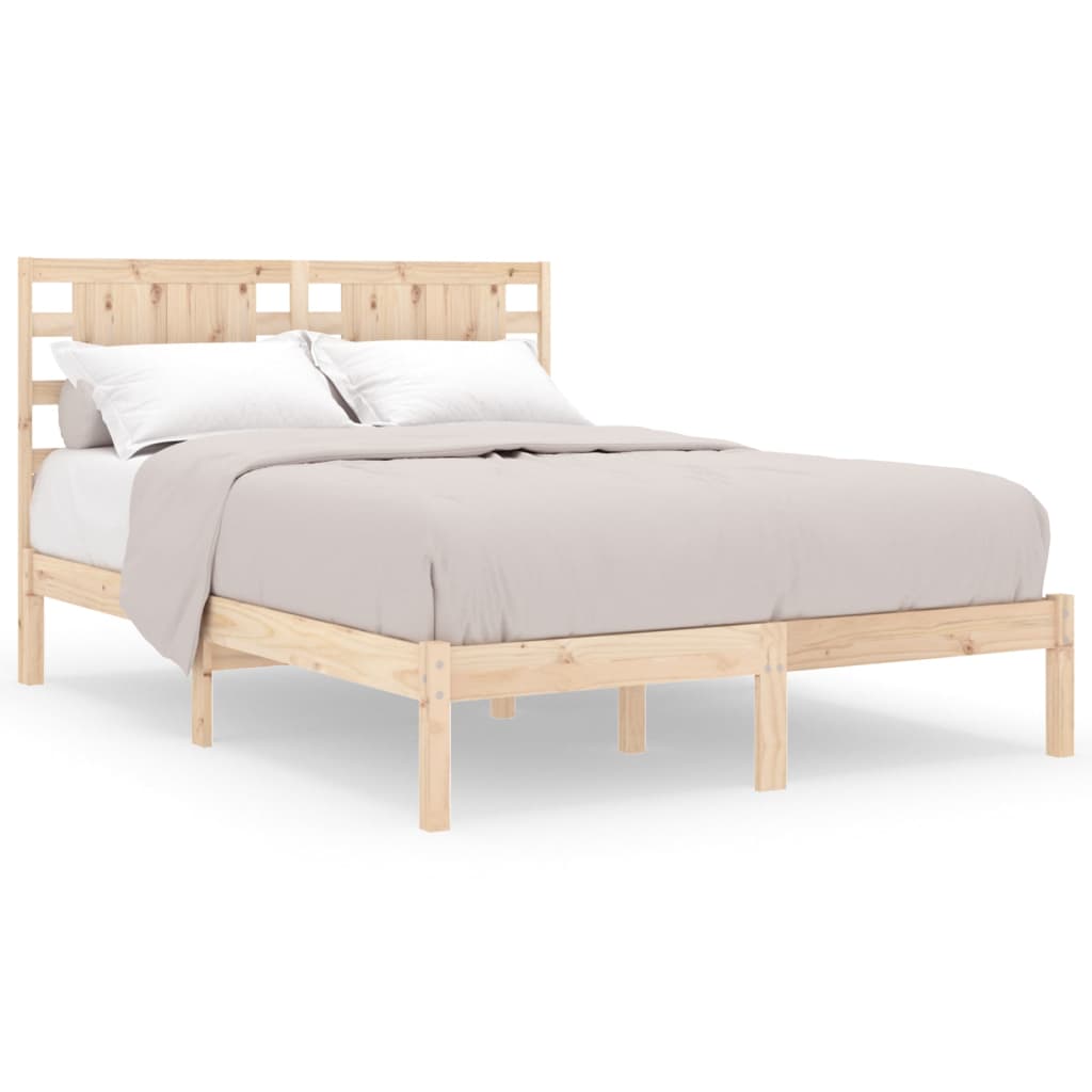 Bedframe Massief Hout 135X190 Cm 4Ft6 Double