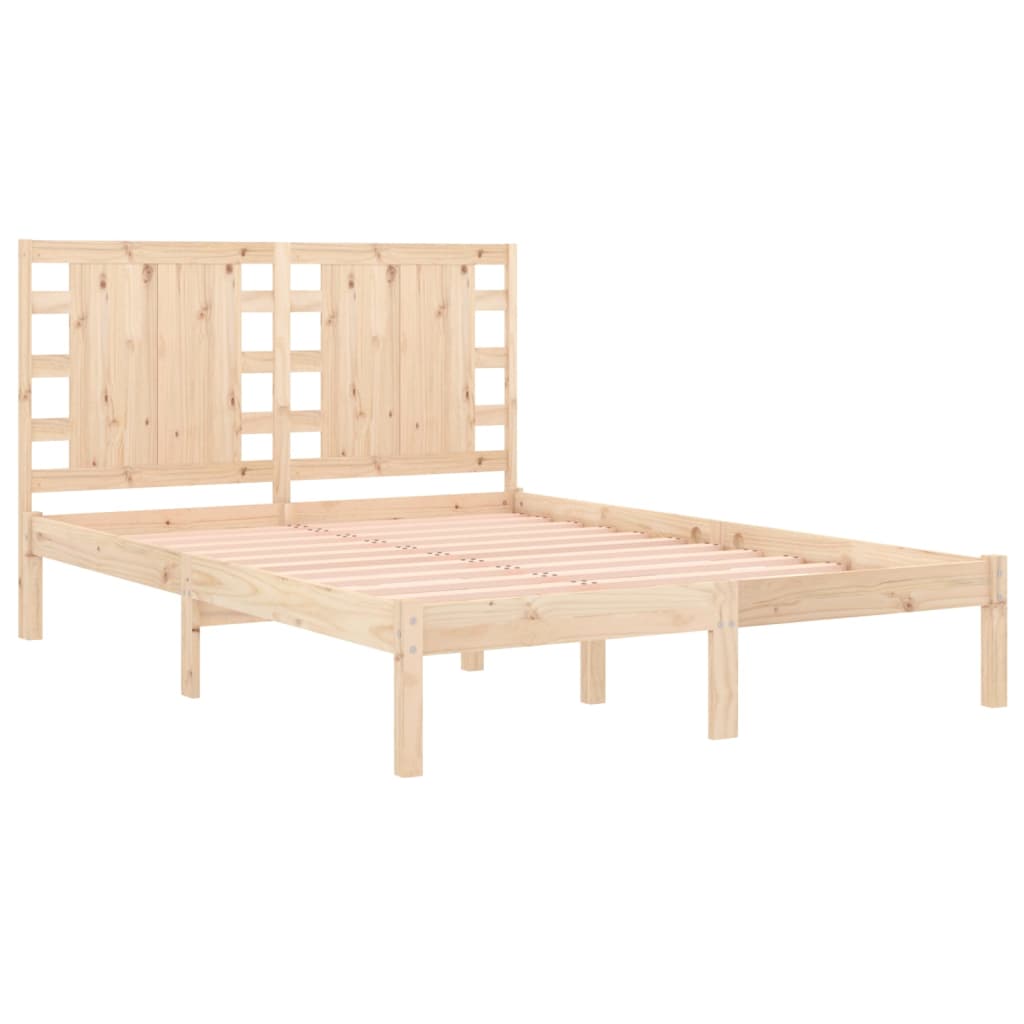 Bedframe Massief Hout 135X190 Cm 4Ft6 Double