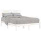 Bedframe Massief Grenenhout Wit 140X190 Cm