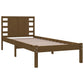 Bedframe Massief Grenenhout Honingbruin 90X200 Cm
