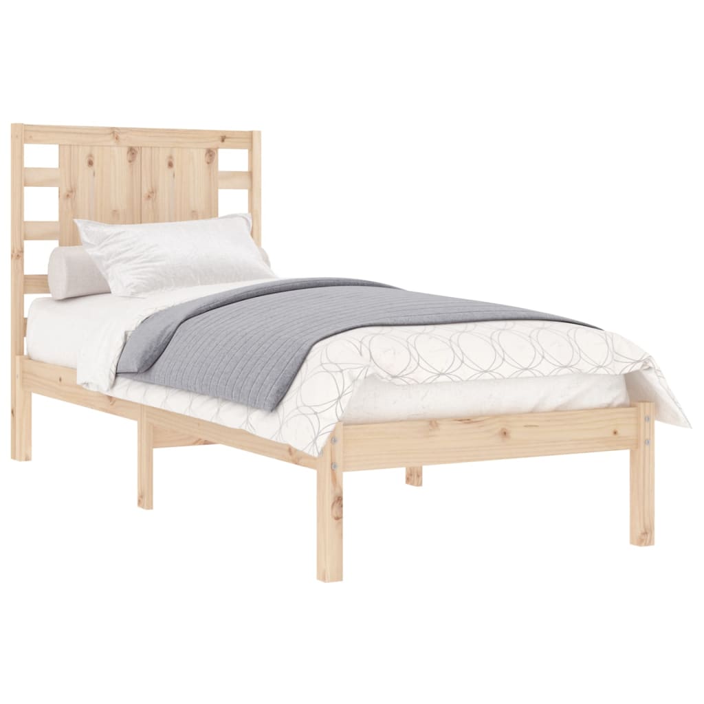 Bedframe Massief Grenenhout 100X200 Cm