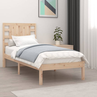 Bedframe Massief Grenenhout 100X200 Cm