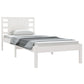 Bedframe Massief Grenenhout Wit 100X200 Cm