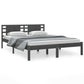 Bedframe Massief Grenenhout Grijs 120X200 Cm