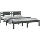 Bedframe Massief Grenenhout Grijs 120X200 Cm