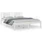 Bedframe Massief Grenenhout Wit 140X200 Cm