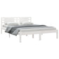 Bedframe Massief Grenenhout Wit 140X200 Cm
