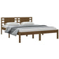 Bedframe Massief Hout Honingbruin 150X200 Cm 5Ft King Size