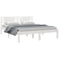 Bedframe Massief Grenenhout Wit 160X200 Cm