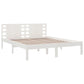 Bedframe Massief Grenenhout Wit 160X200 Cm