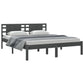 Bedframe Massief Grenenhout Grijs 160X200 Cm
