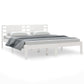 Bedframe Massief Hout Wit 180X200 Cm 6Ft Super King