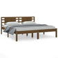 Bedframe Massief Grenenhout Honingbruin 200X200 Cm