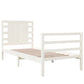 Bedframe Massief Grenenhout Wit 75X190 Cm 2Ft6 Small Single
