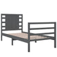Bedframe Massief Grenenhout Grijs 75X190 Cm 2Ft6 Small Single