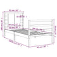 Bedframe Massief Grenenhout Grijs 75X190 Cm 2Ft6 Small Single