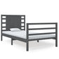 Bedframe Massief Grenenhout Grijs 90X190 Cm 3Ft Single