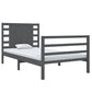 Bedframe Massief Grenenhout Grijs 90X190 Cm 3Ft Single