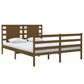 Bedframe Massief Hout Honingbruin 120X190 Cm 4Ft Small Double