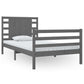 Bedframe Massief Grenenhout Grijs 90X200 Cm