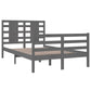Bedframe Massief Grenenhout Grijs 120X200 Cm