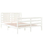 Bedframe Massief Grenenhout Wit 140X200 Cm