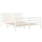 Bedframe Massief Grenenhout Wit 150X200 Cm 5Ft King Size