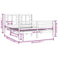 Bedframe Massief Grenenhout Grijs 160X200 Cm