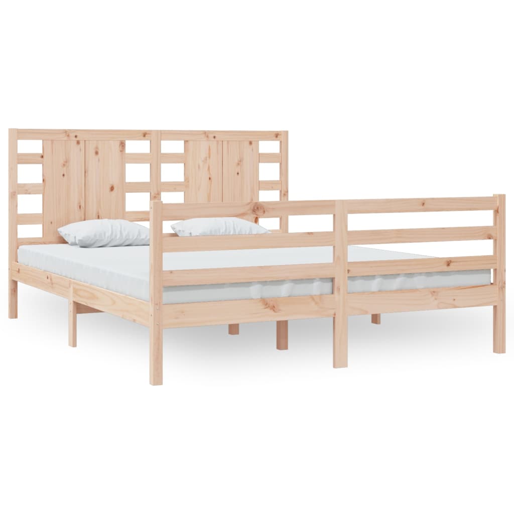 Bedframe Massief Grenenhout 180X200 Cm 6Ft Super King