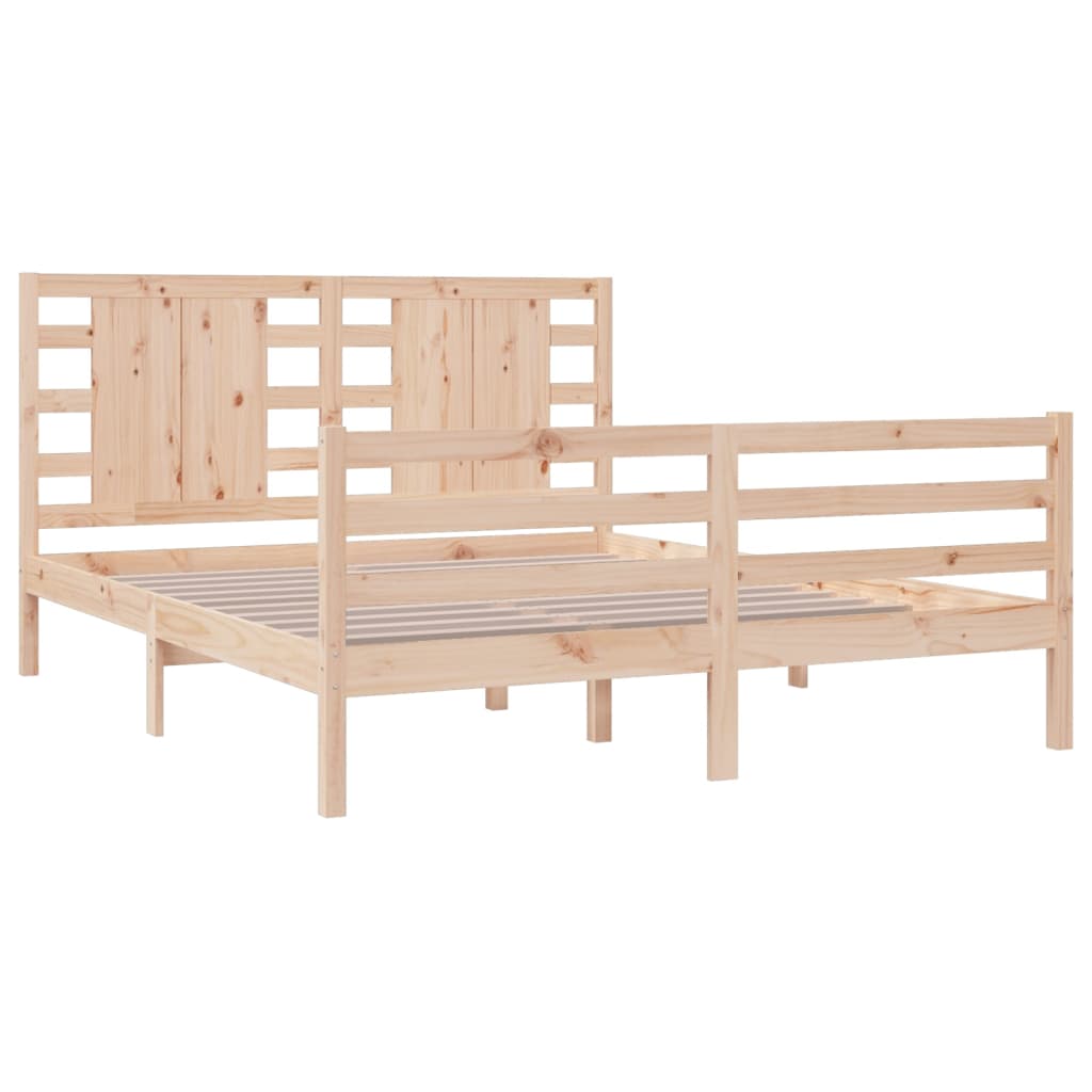 Bedframe Massief Grenenhout 180X200 Cm 6Ft Super King
