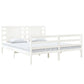Bedframe Massief Grenenhout Wit 180X200 Cm 6Ft Super King