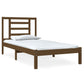 Bedframe Massief Hout Honingbruin 75X190 Cm 2Ft6 Small Single