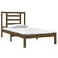 Bedframe Massief Hout Honingbruin 75X190 Cm 2Ft6 Small Single