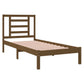 Bedframe Massief Hout Honingbruin 75X190 Cm 2Ft6 Small Single
