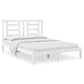 Bedframe Massief Grenenhout Wit 135X190 Cm 4Ft6 Double
