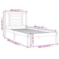 Bedframe Massief Grenenhout Honingbruin 100X200 Cm
