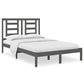 Bedframe Massief Grenenhout Grijs 120X200 Cm