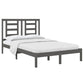 Bedframe Massief Grenenhout Grijs 120X200 Cm