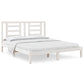 Bedframe Massief Grenenhout Wit 160X200 Cm