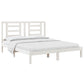 Bedframe Massief Grenenhout Wit 160X200 Cm