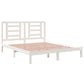 Bedframe Massief Grenenhout Wit 160X200 Cm