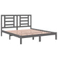 Bedframe Massief Grenenhout Grijs 160X200 Cm