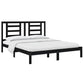 Bedframe Massief Grenenhout Zwart 160X200 Cm