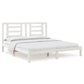 Bedframe Massief Hout Wit 180X200 Cm 6Ft Super King