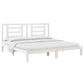 Bedframe Massief Hout Wit 180X200 Cm 6Ft Super King