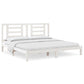 Bedframe Massief Grenenhout Wit 200X200 Cm